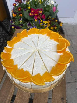 Bezlepková pmarančová torta